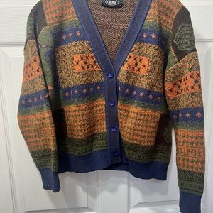 cider size medium vintage style cardigan sweater